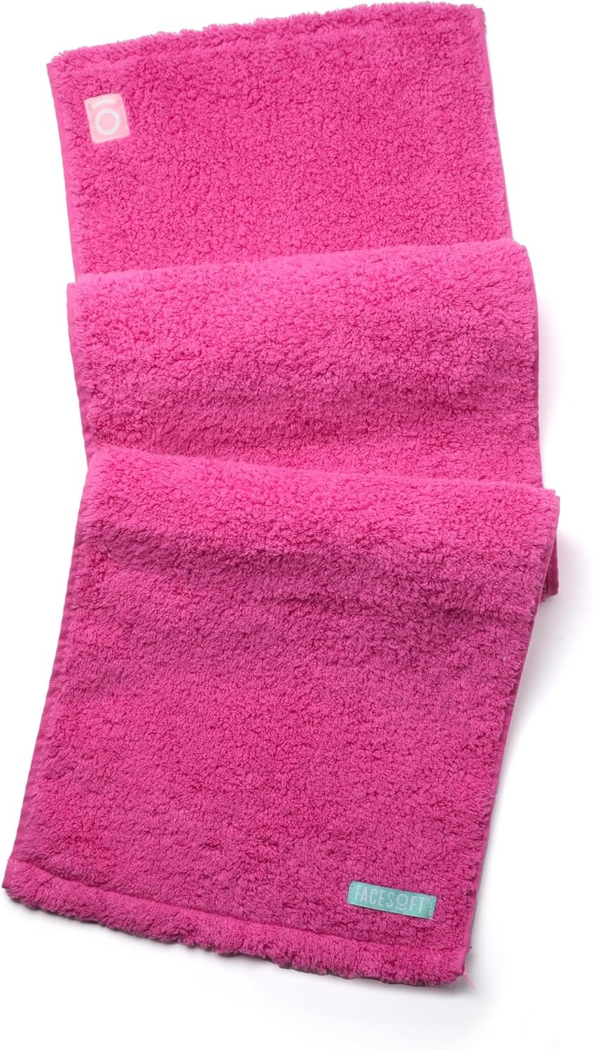 FACESOFT Eco Friendly Gym Towel for Working Out – Soft and Absorbent Cotton Exercise – No Synthetic Microfibers or Plastics – Sweat Towel for Gym, Fitness, Sports, Yoga – Pink – 1 Pc